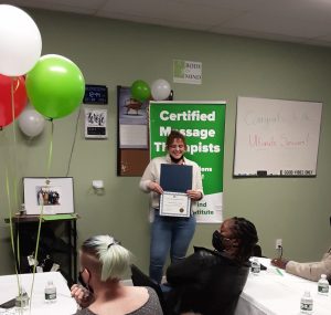 December 2021 Graduating Day Class Massage Therapy
