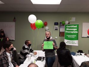 December 2021 Graduating Day Class Massage Therapy
