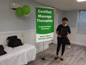 Toms River Night Class Student Massage Therapy