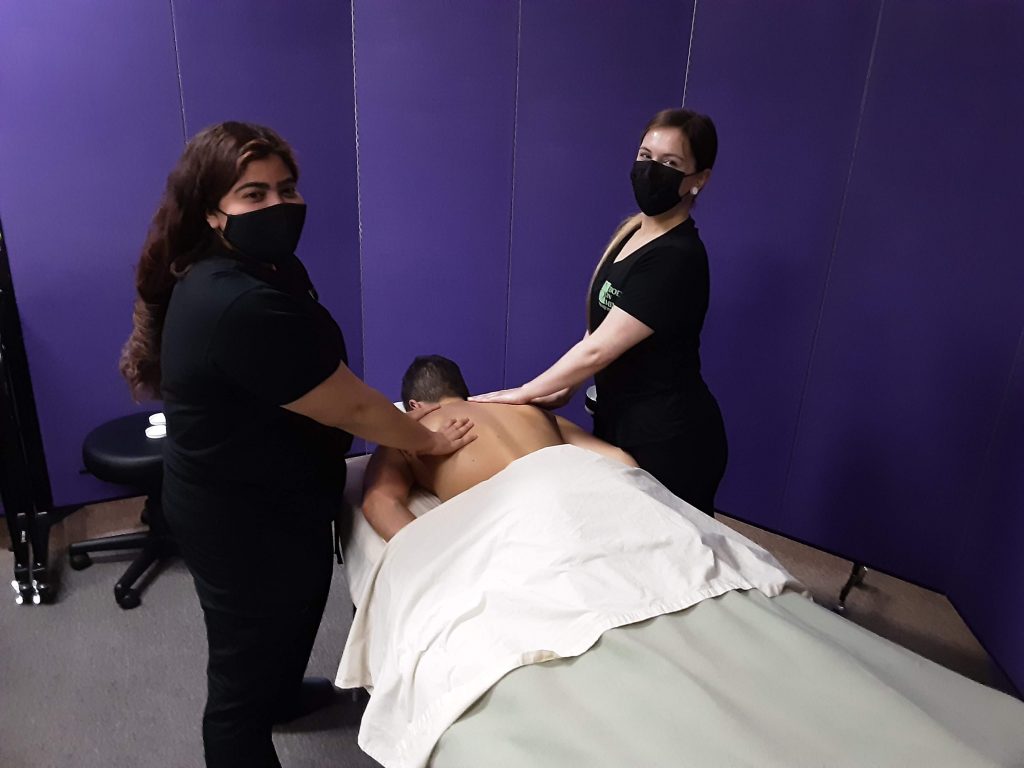 Massage therapy students day class